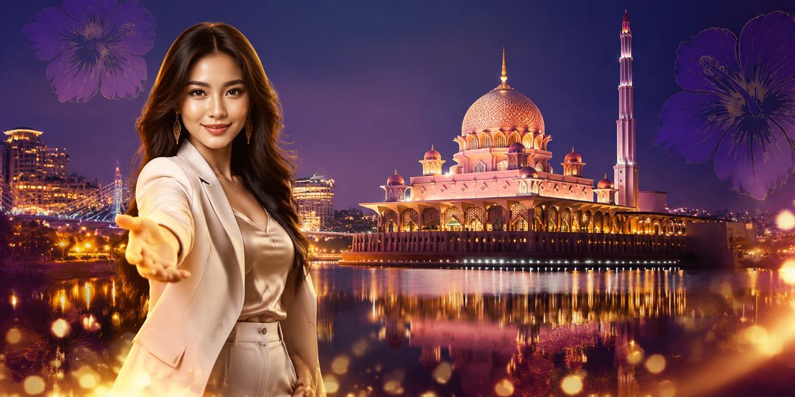 Suasana hiburan dan promosi kasino sukan di Putrajaya sempena perayaan
